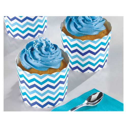 Amscan - Paper Snack Cups Large 24pcs - Blue