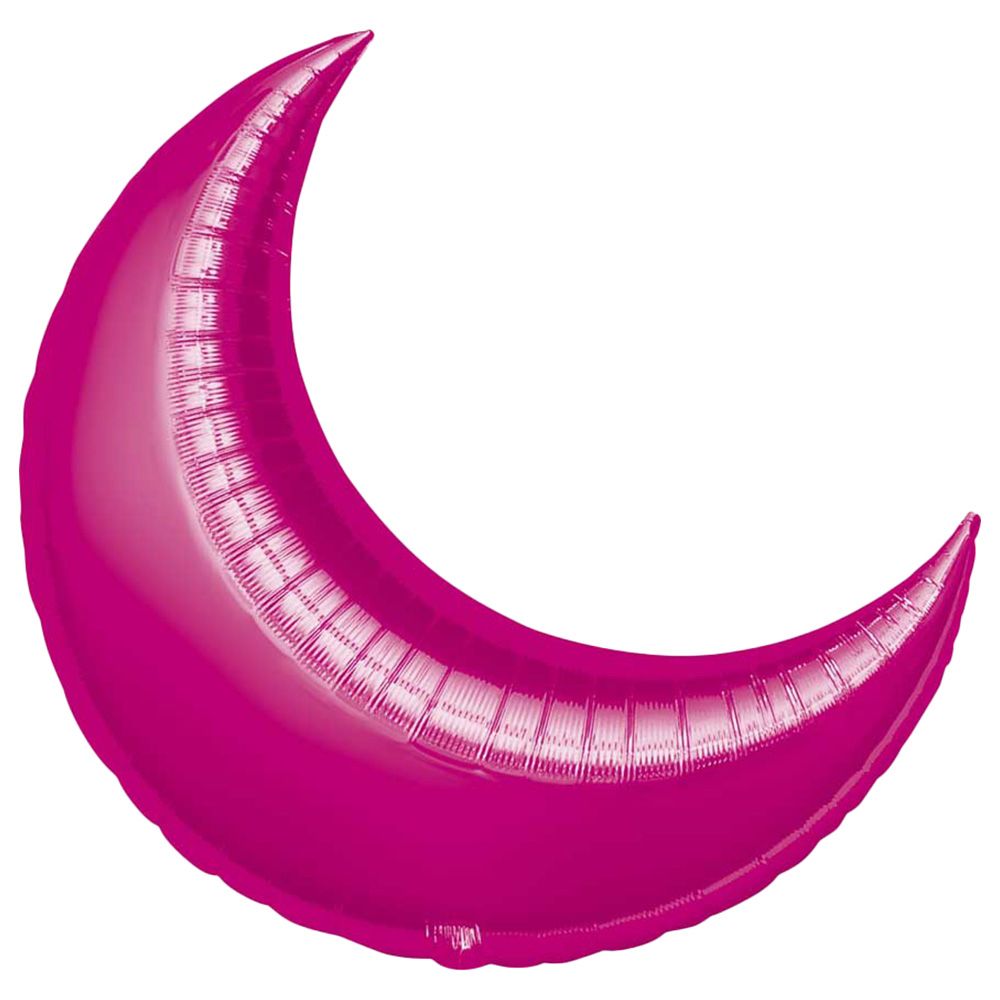 Party Centre - 26-inch Crescent Supershape Balloon - Fuchsia