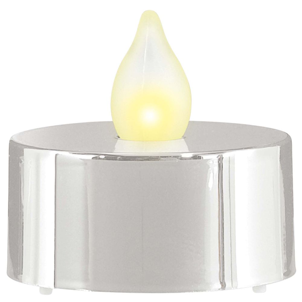 Amscan - Silver LED Tealights 18pc