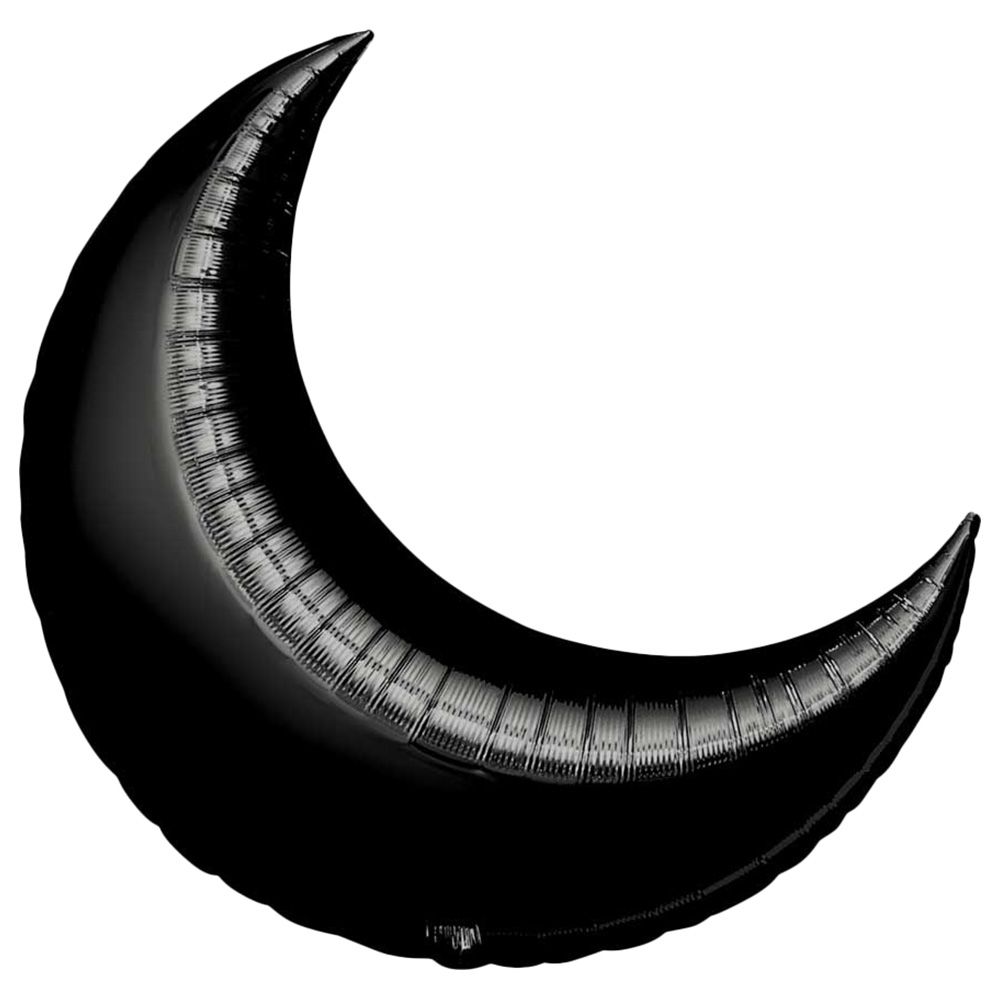 Party Centre - 26-inch Crescent Super Shape Balloon - Black