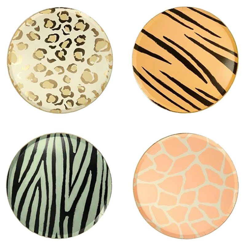 Meri Meri - Safari Animal Print Side Plates