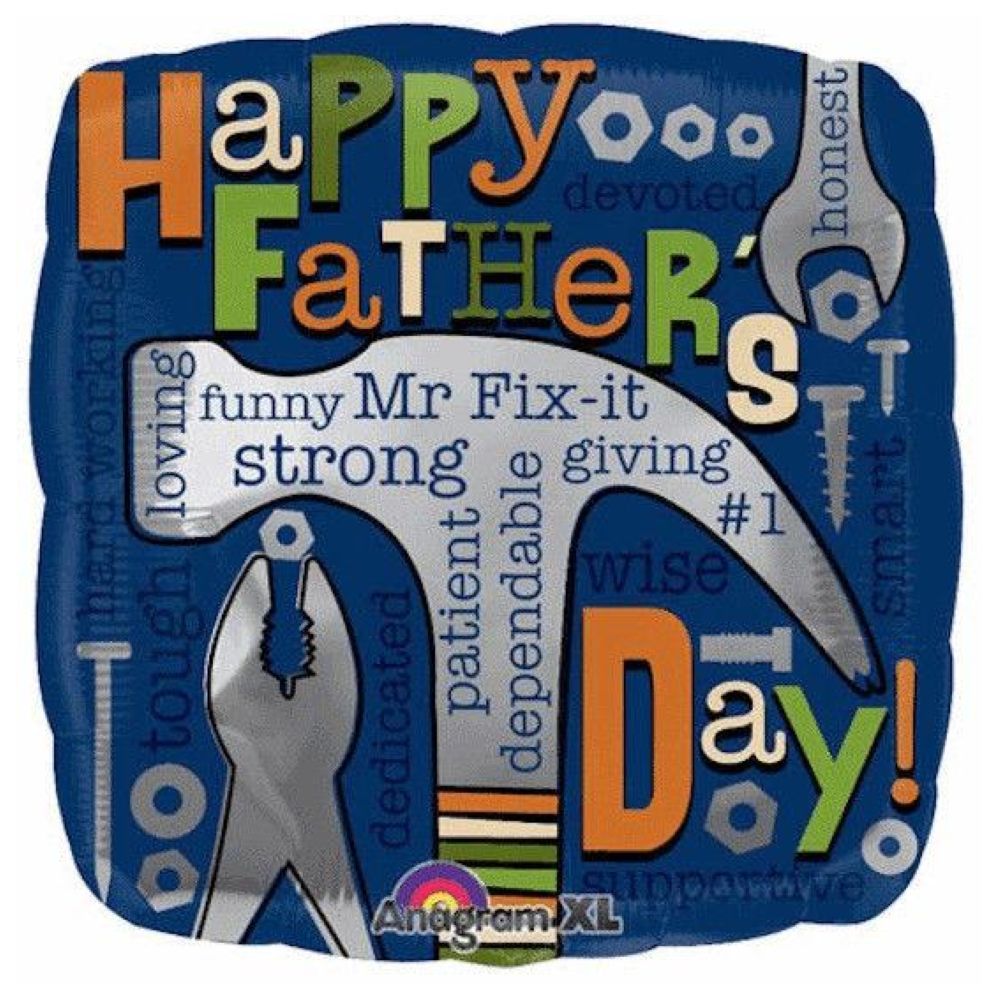 بالون فويل - Mr. Fix It/Happy Father's Day - 18 إنش