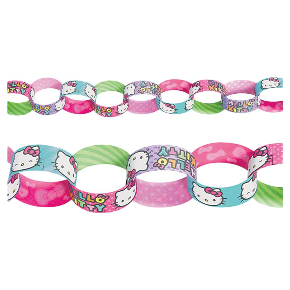 Hello Kitty Rainbow Chain Garland- Paper