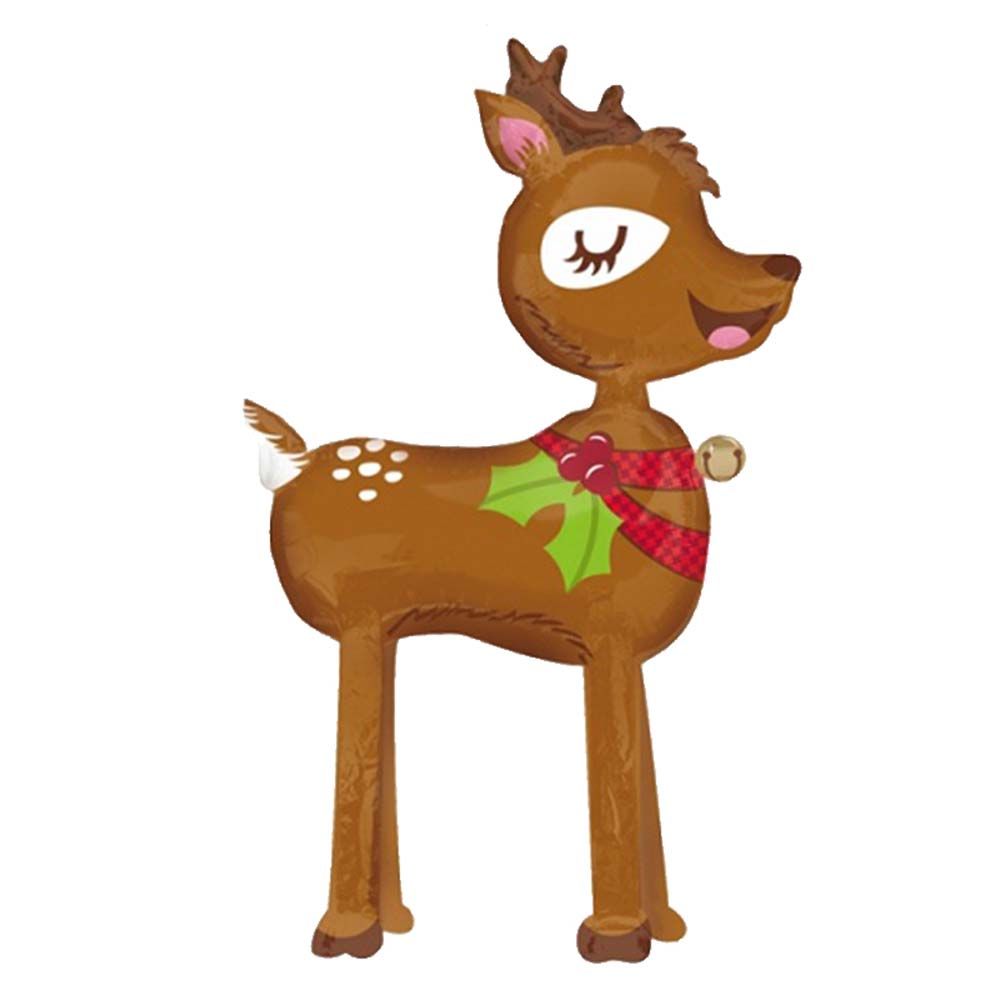 Santa's Reindeer Airwalker Balloon 54"