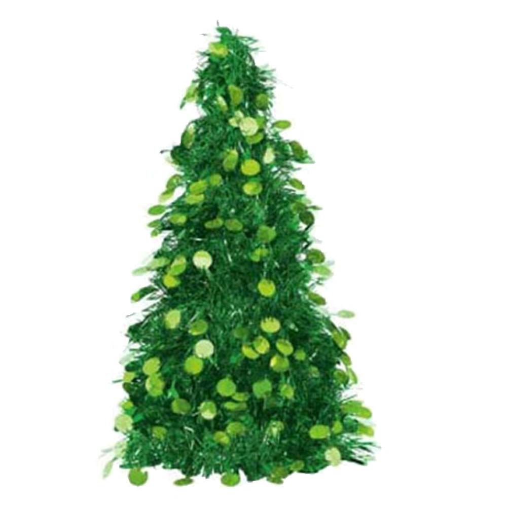 Tree Small Tinsel 10" - Green