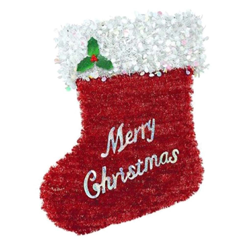 Deluxe Stocking Hanging Tinsel Decoration