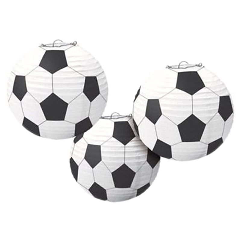 Soccer Paper Lantern 9.5" (3pcs)