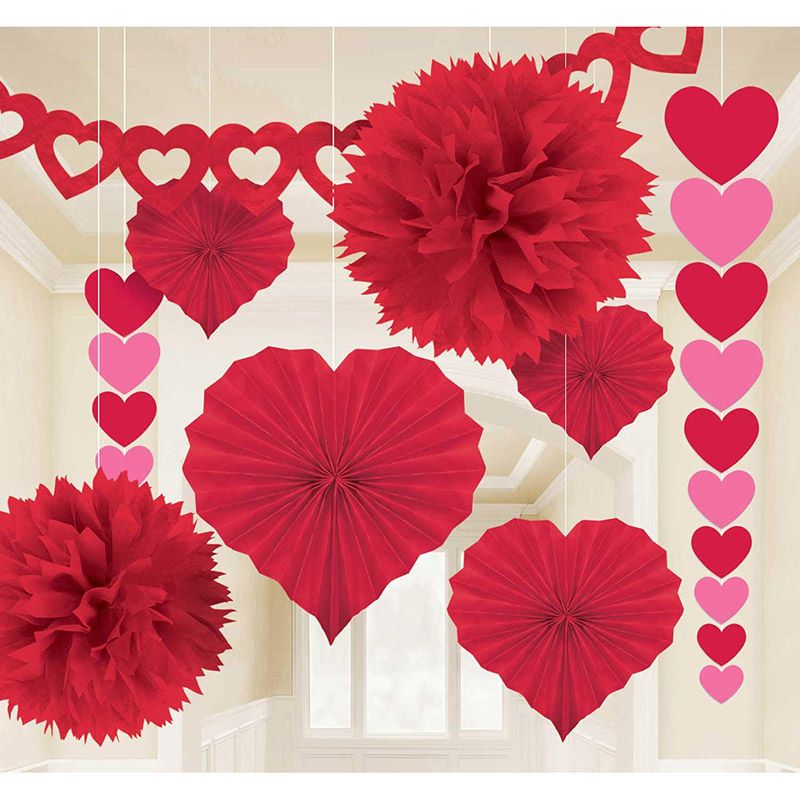 Valentine Paper Decorating Kit 9pcs