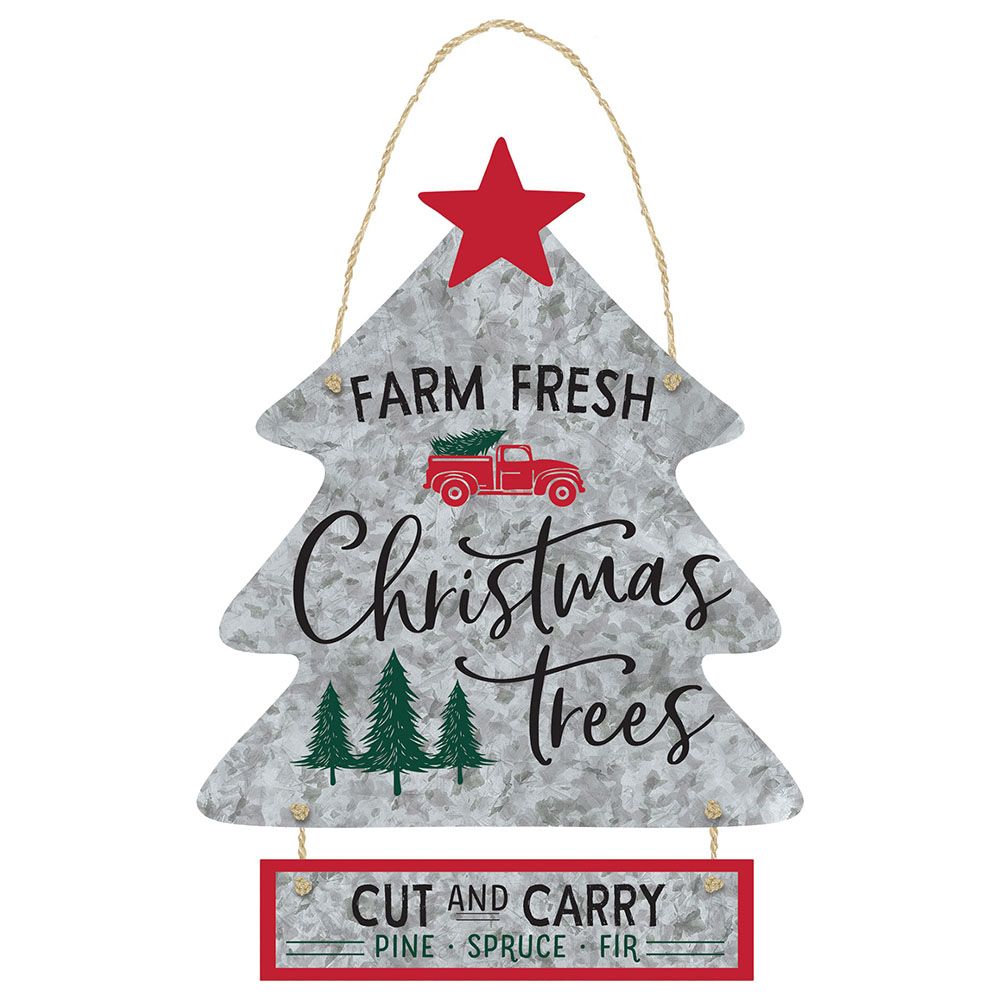 Farm Fresh Christmas Trees Hanging Decoration