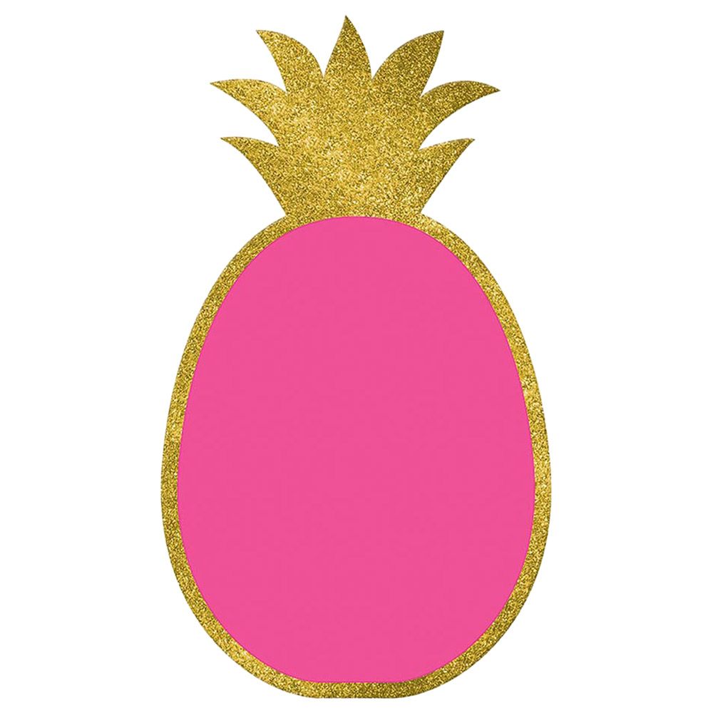 Pineapple Easel Glitter Sign Board - Pink