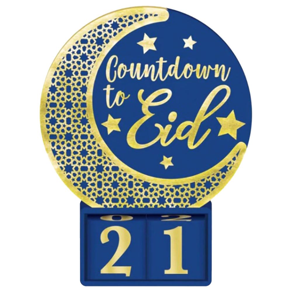 Party Centre - Countdown To Eid Design Standing Party Sign