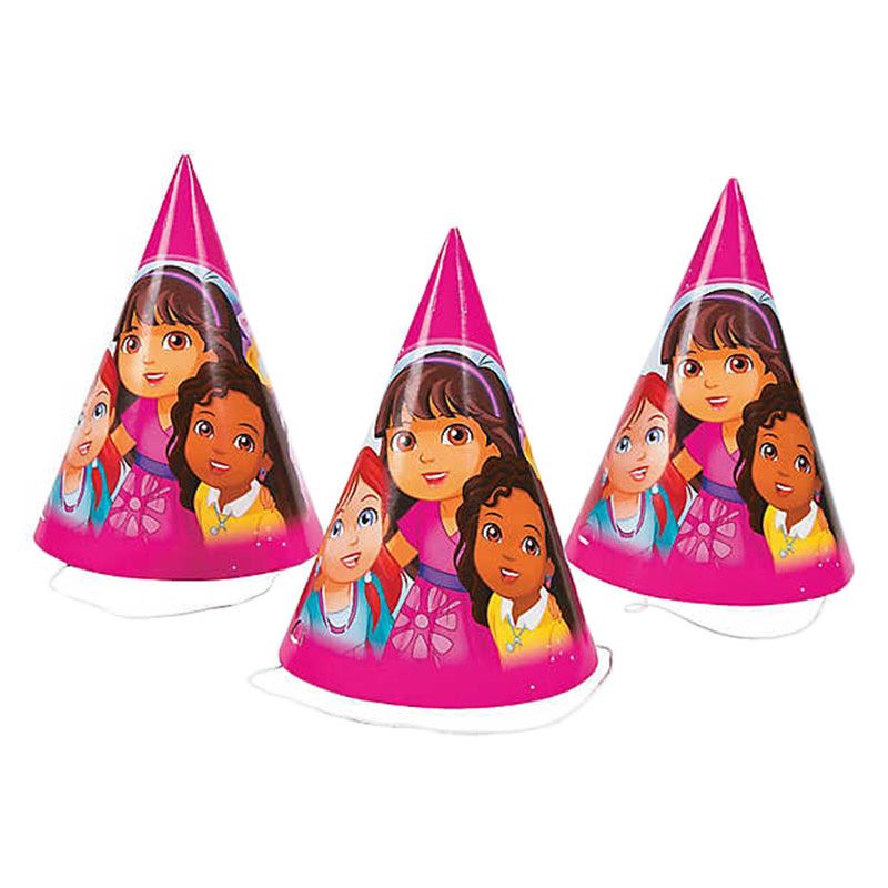 Dora & Friends Cone Hats (8pcs)