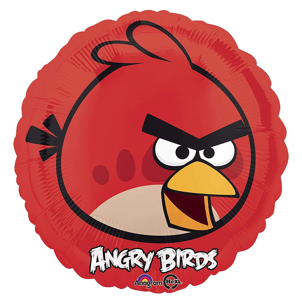 Amscan - Angry Birds Foil Balloon 18" - Red