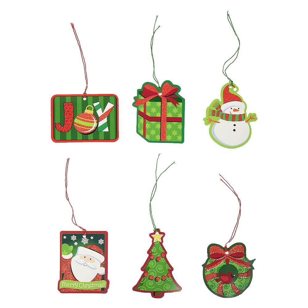 Holiday Friends Tape-On Tags 36pcs