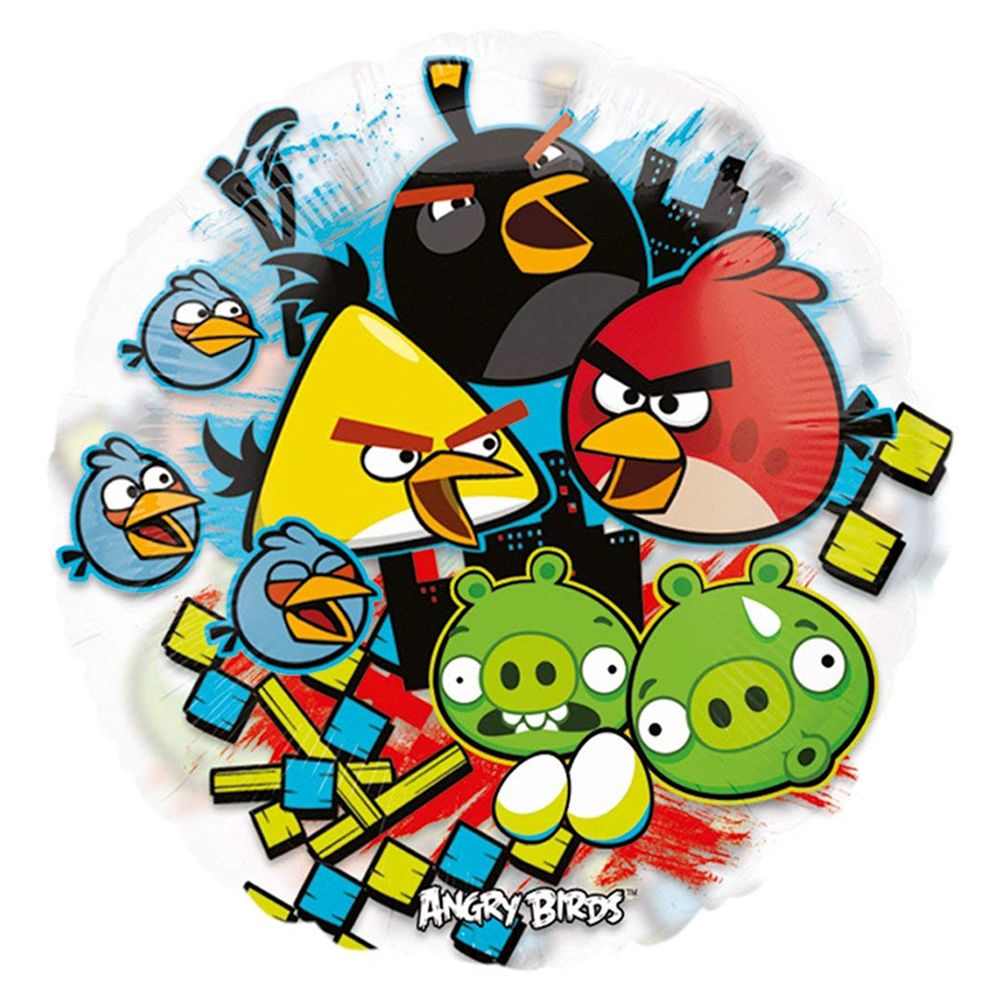 Amscan - Angry Birds See-Thru Balloon 18"