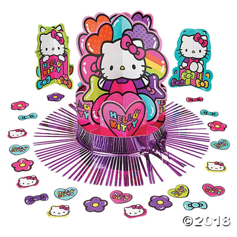 Hello Kitty Rainbow Table Decorating Kit