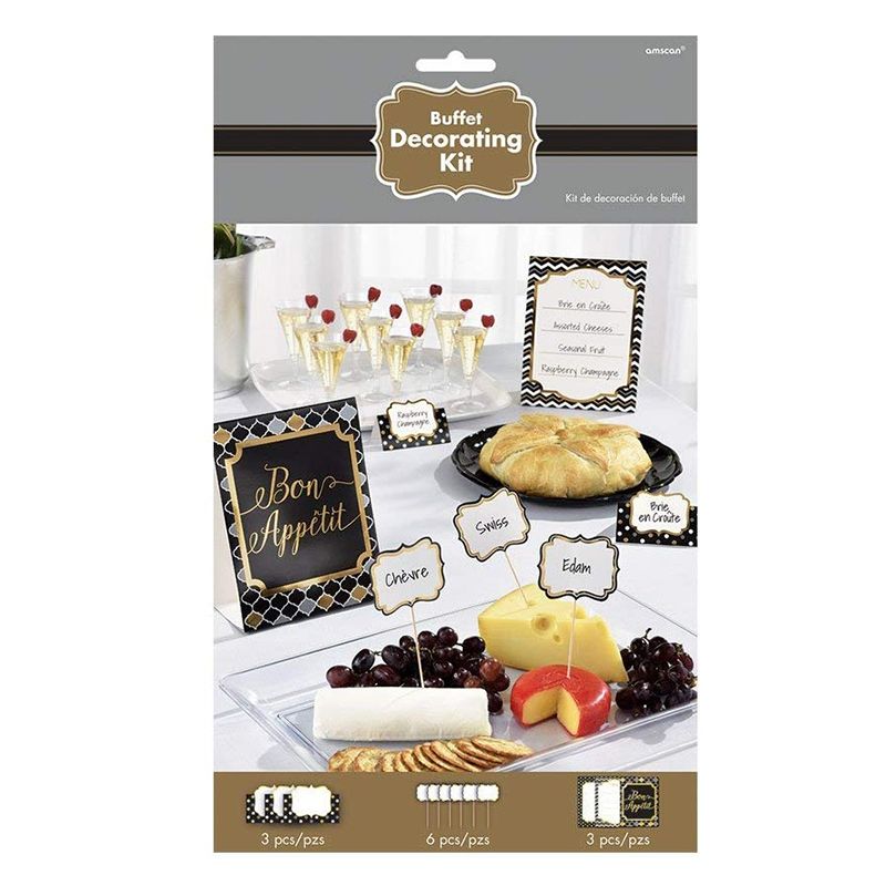 Amscan - Buffet Decorating Kit - Black