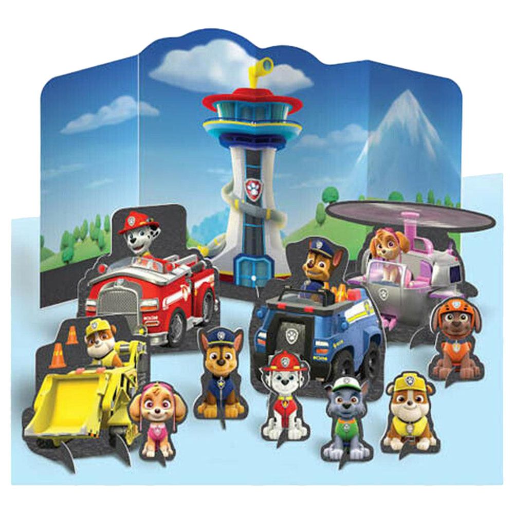 Paw Patrol Adventures Cardstock Table Kit