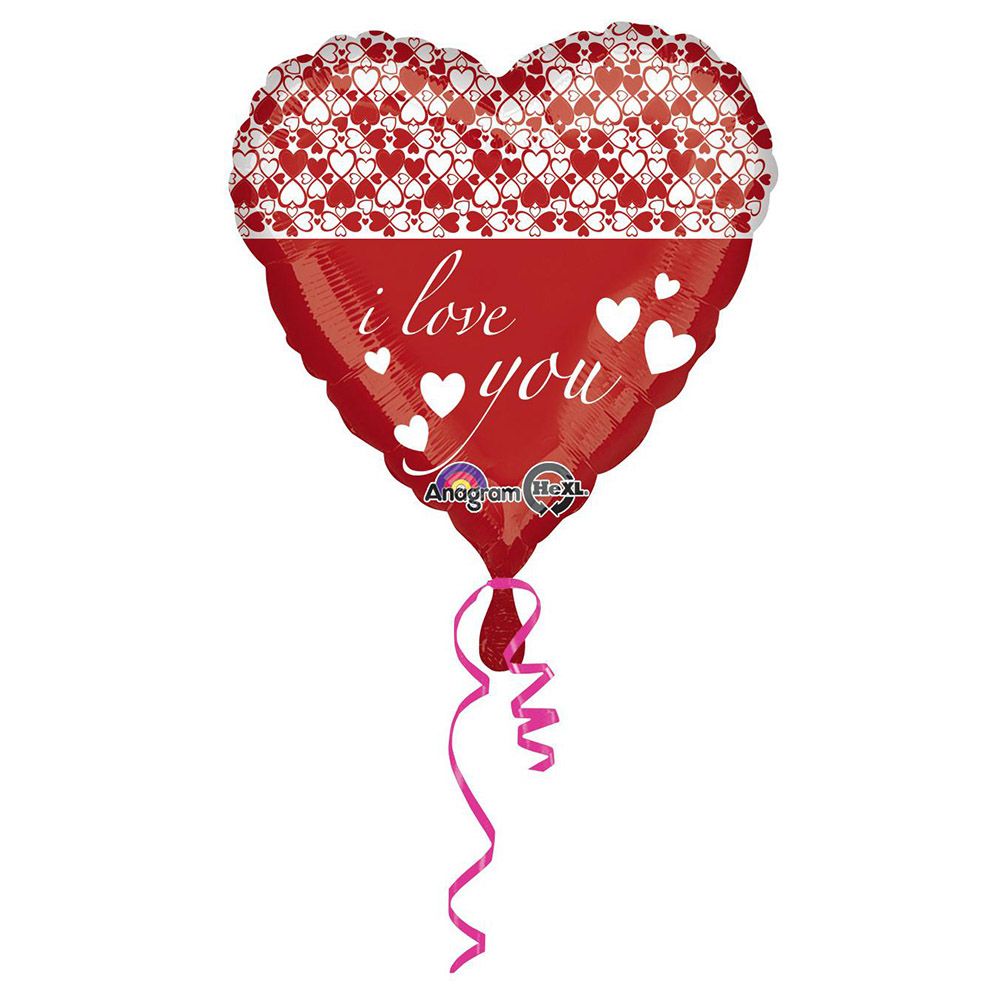 Infinity Hearts Foil Balloon 18in