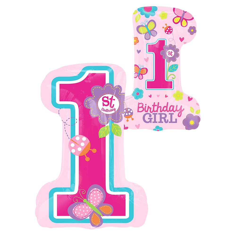 Sweet Birthday Girl SuperShape Balloon