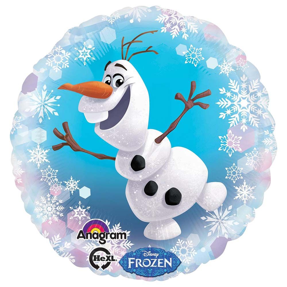 Anagram - 18inch S60 Disney Frozen Olaf Foil Balloon