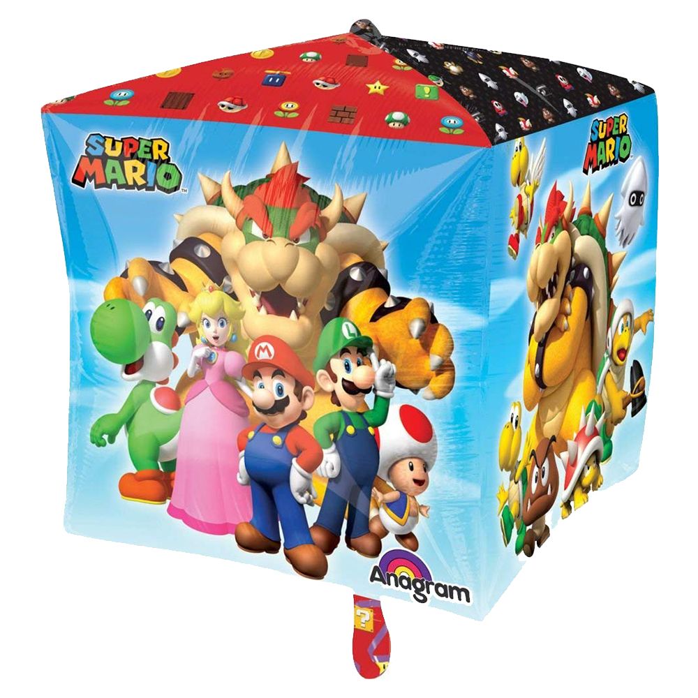 Amscan - G40 Mario Bros Ultra Shape Cubez 15"