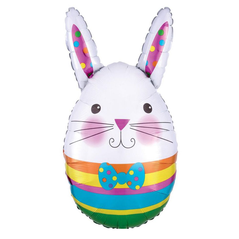 Bunny Egg Junior Shape Foil Balloon