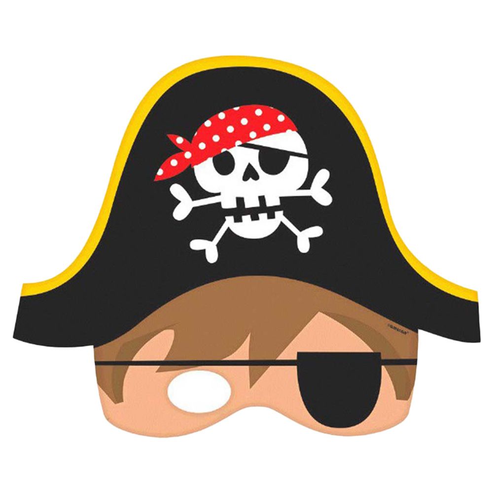 Little Pirate Printed Paper Mask