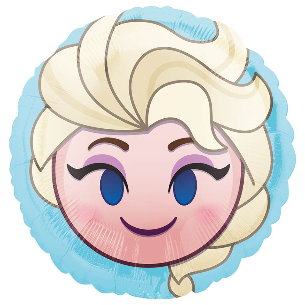 Anagram - 18inch Disney Frozen Elsa Emoji Foil Balloon