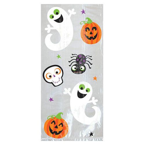 Amscan - Large Halloween Cello Bags - 29cm