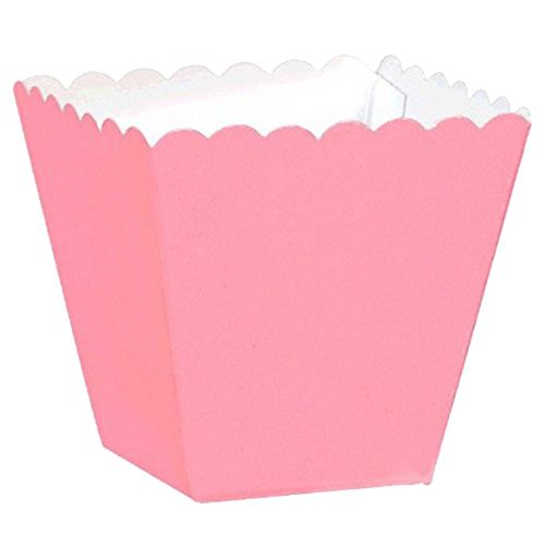 Amscan - New Scalloped Favor Boxes 100pcs - Pink