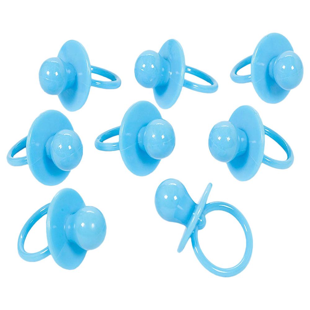 Amscan - Baby Shower Large Blue Pacifier Favors 8pcs