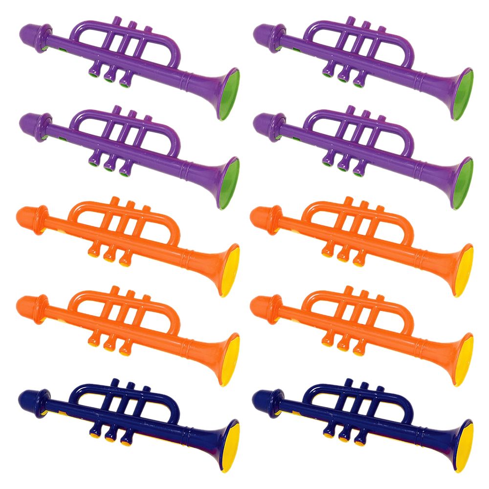 Plastic Trumpet Value Pack Favors 12pcs