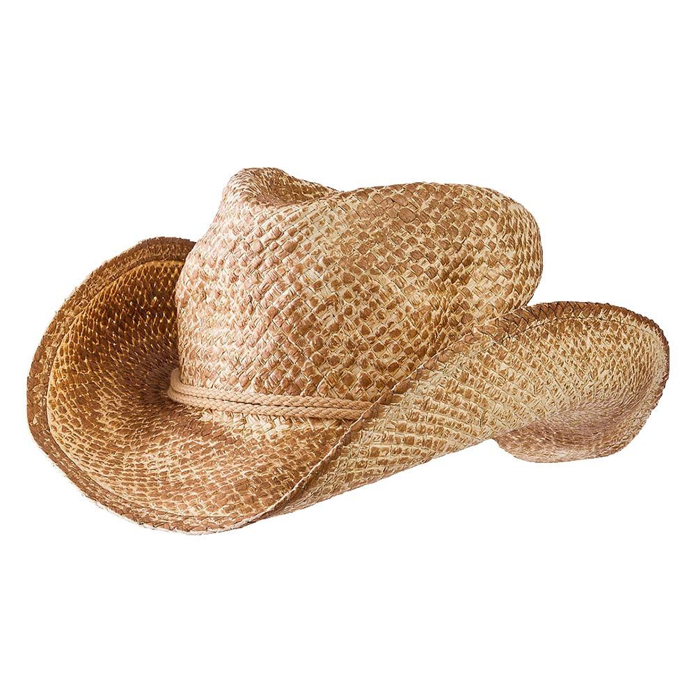 Cowboy Straw Hat - Brown