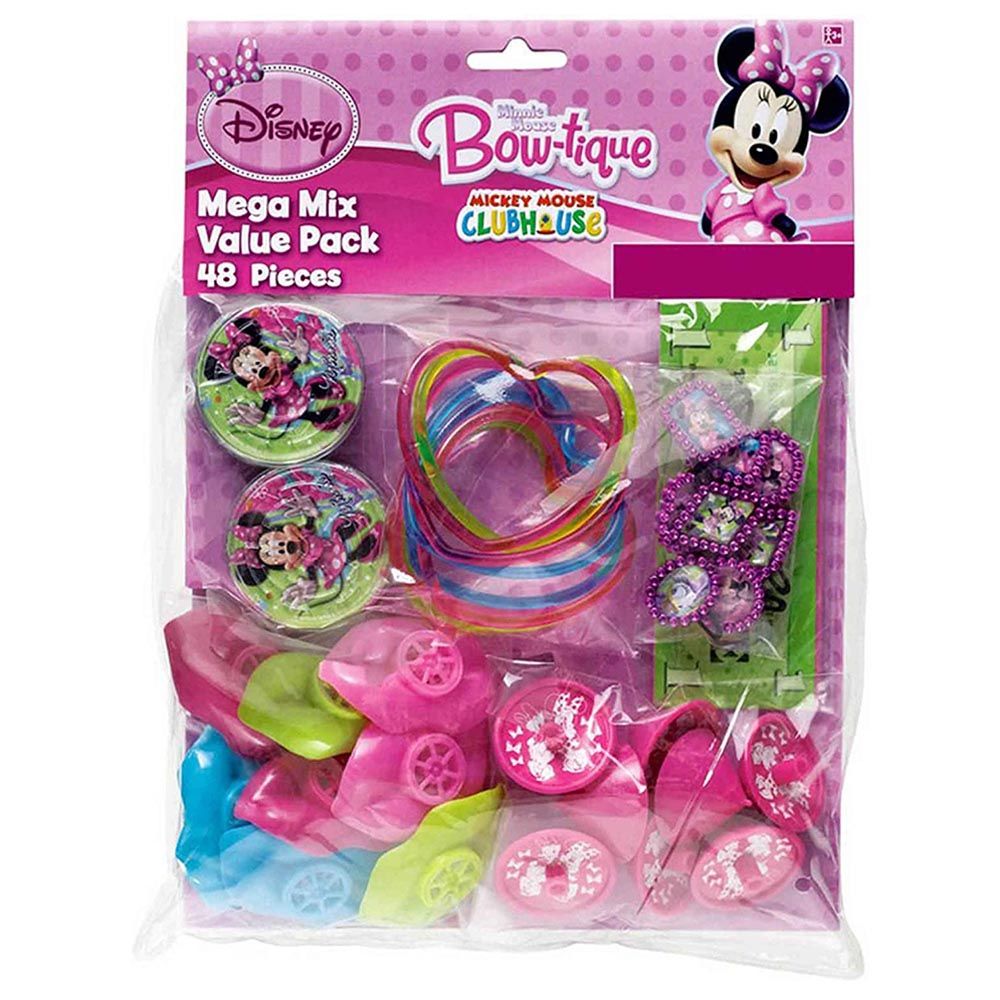 Party Centre - Disney Minnie Mouse Birthday Toy Favors - 48pcs