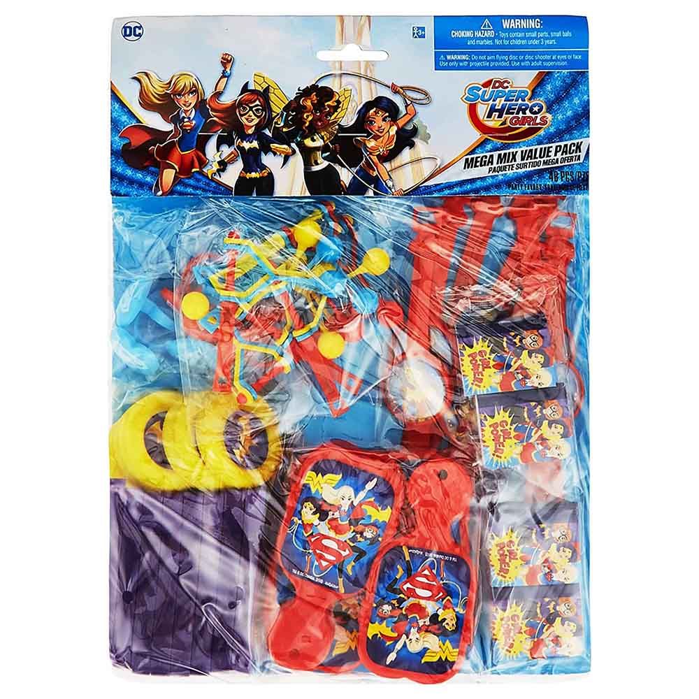 Party Centre - DC Superhero Girls Birthday Party Favors - 48pcs