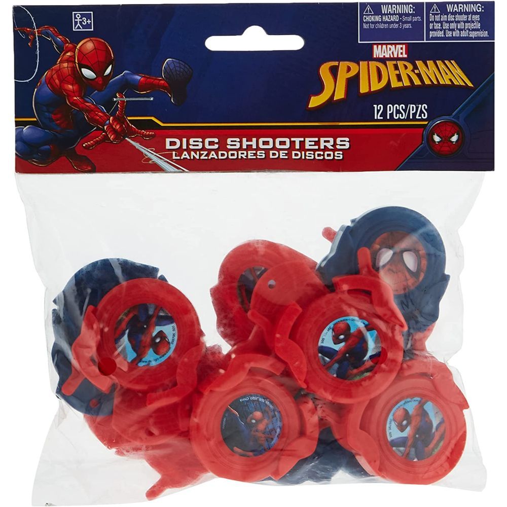 Spider-Man Webbed Mini Disc Shooter 12pcs