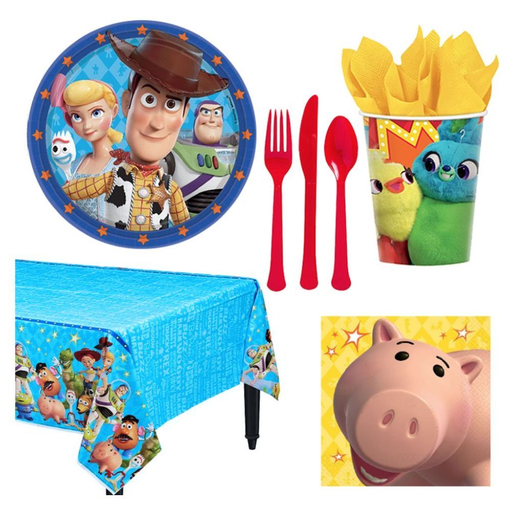 Party Centre - Toy Story 4 Tableware Party Supplies for 8 Guests