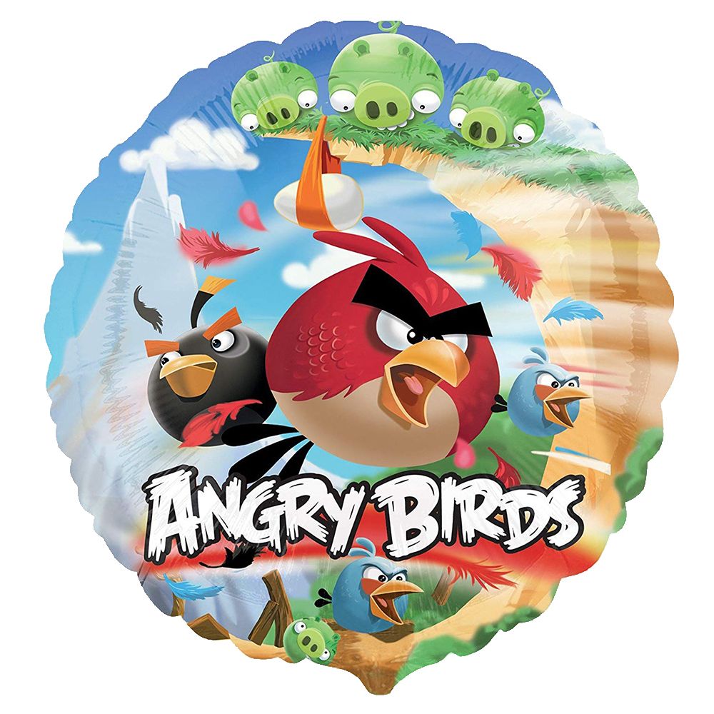 Amscan - Angry Birds Foil Balloon 18"