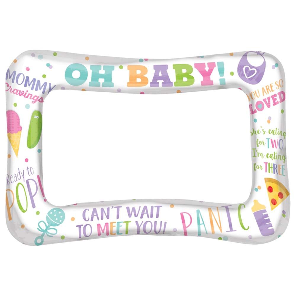 Amscan - Selfie Frame Baby Shower Foil Balloon