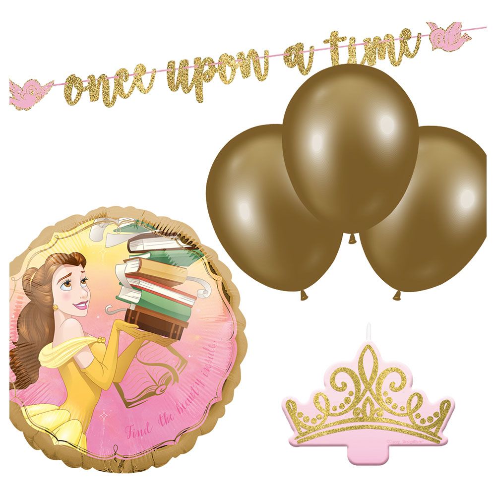 Party Center - Disney Princess Belle Decoration Kit