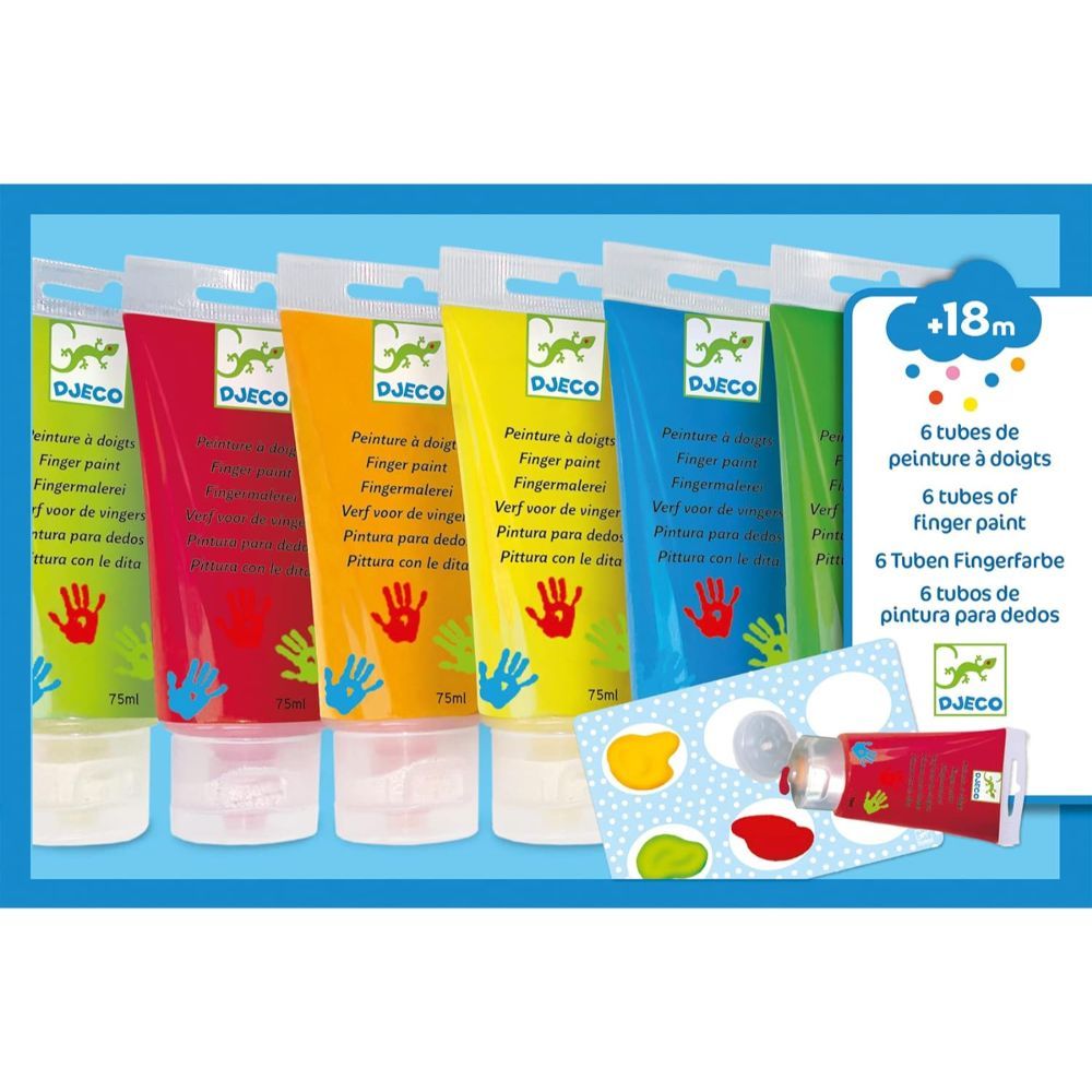 Djeco - Finger Paint Tubes