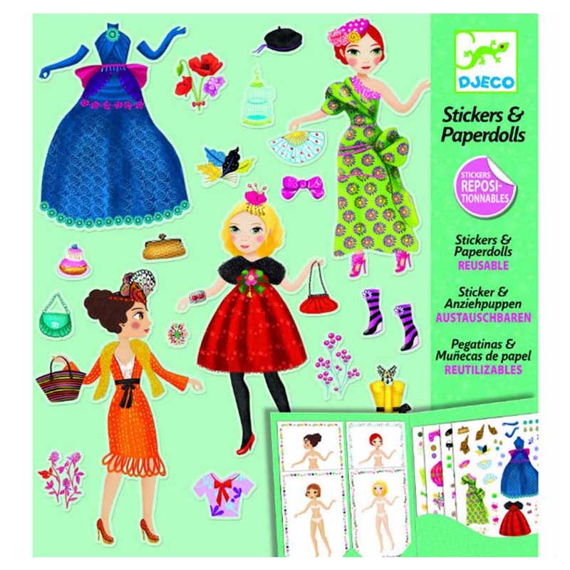 Djeco - Massive Fashion Paper Dolls