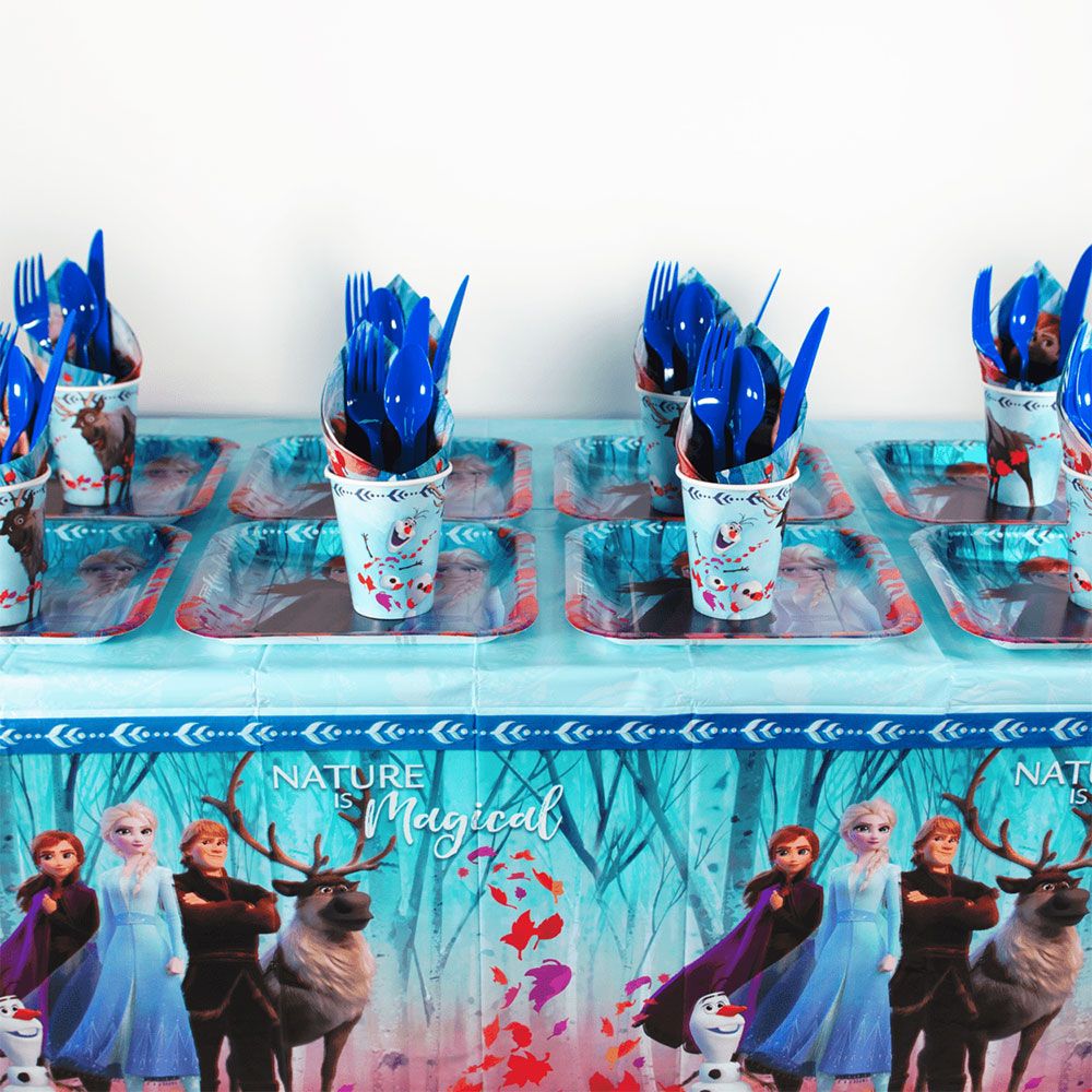 Party Centre - Frozen 2 Tableware Party Supplies for 8 Guests