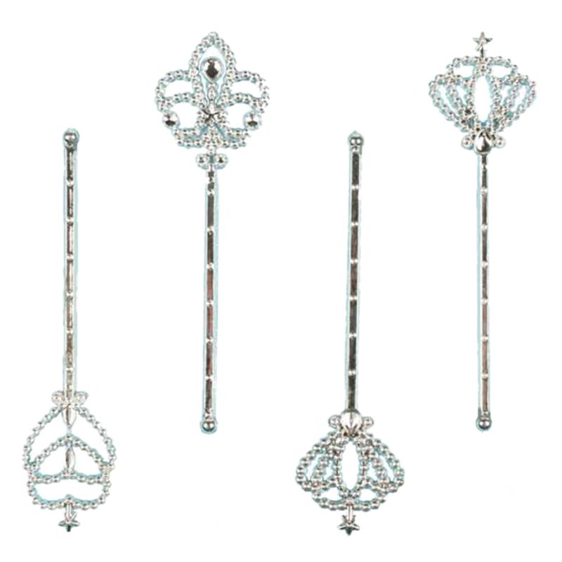 Mini Wand Favors 8pcs - Silver