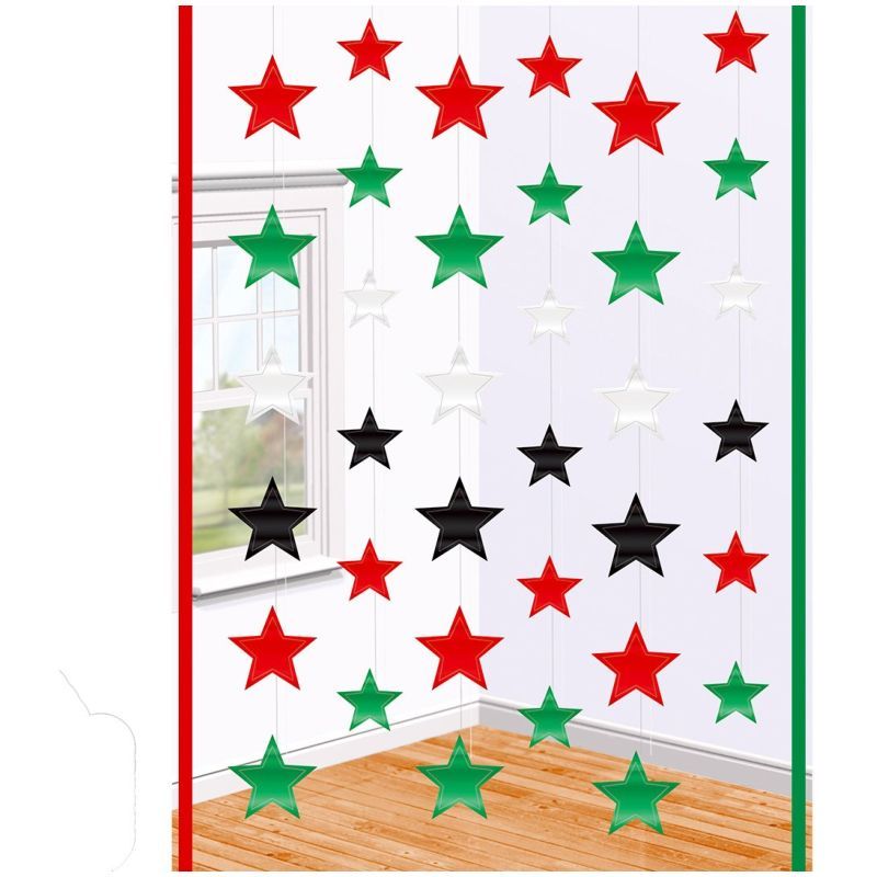 UAE Star String Decorations Foil 6 Strings