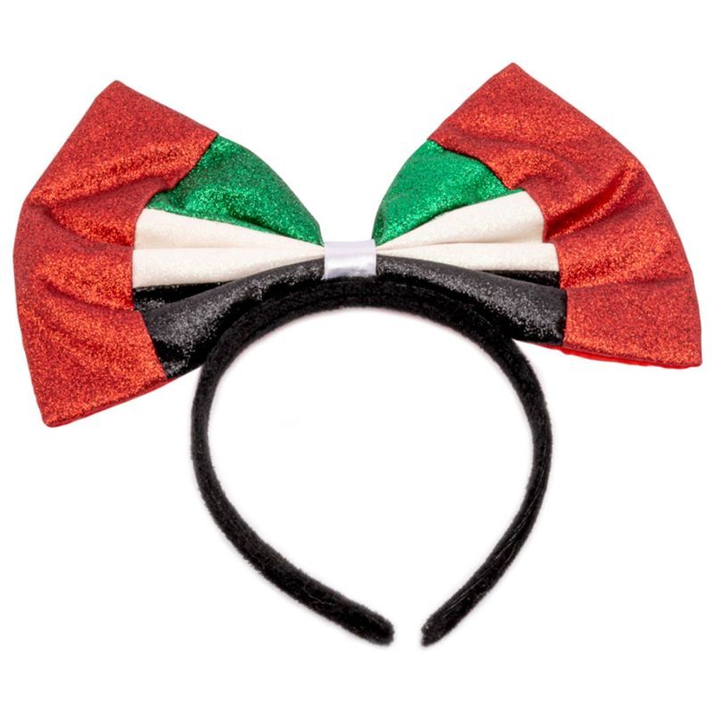 UAE Jumbo Bow Headband- Glitter