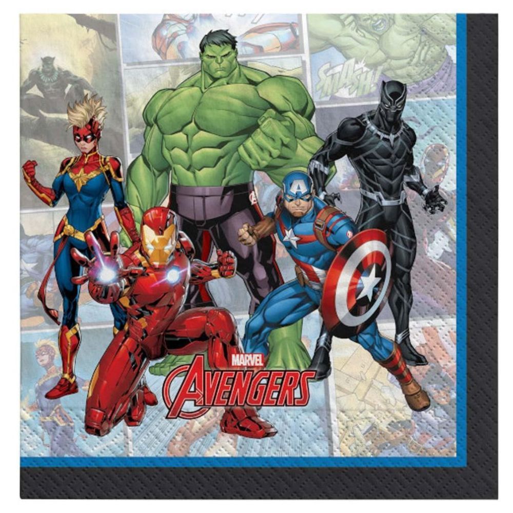 Party Centre - Avengers Tableware Party Supplies for 8 Guests