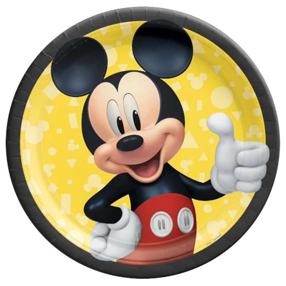 Party Centre - Mickey Tableware Party Supplies for 8 Guests