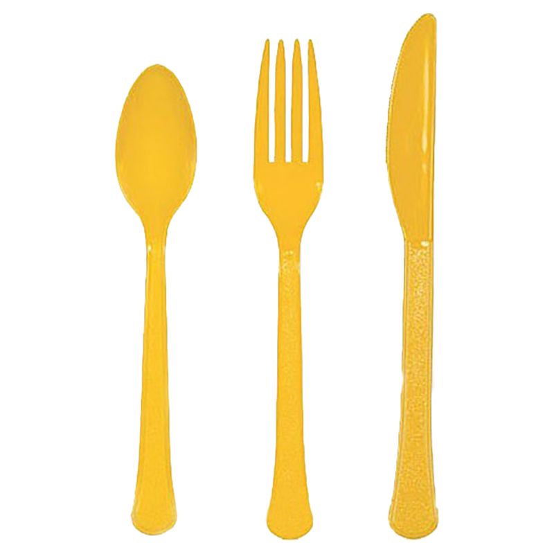 Party Centre - Tableware Kit For 20 Guest - Blue & Yellow